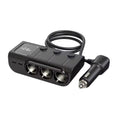 Exotronic 3 Way Car Accessory/Cigarette Adaptor with PD 2x 36W QC3.0