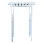 Irvine Accent Picket Vinyl Arbor