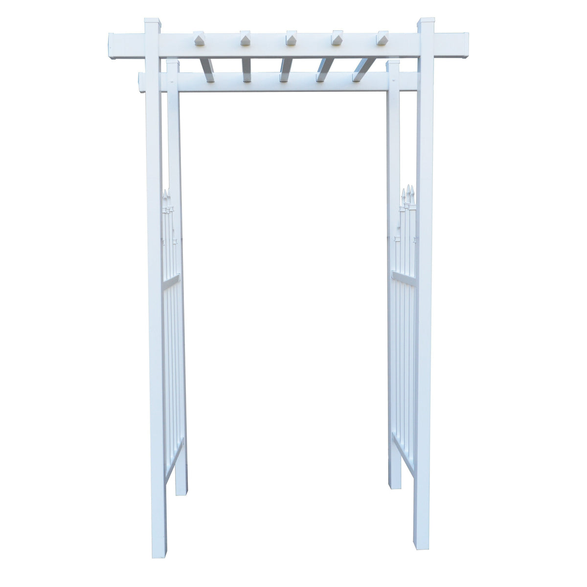 Irvine Accent Picket Vinyl Arbor