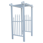 Irvine Accent Picket Vinyl Arbor