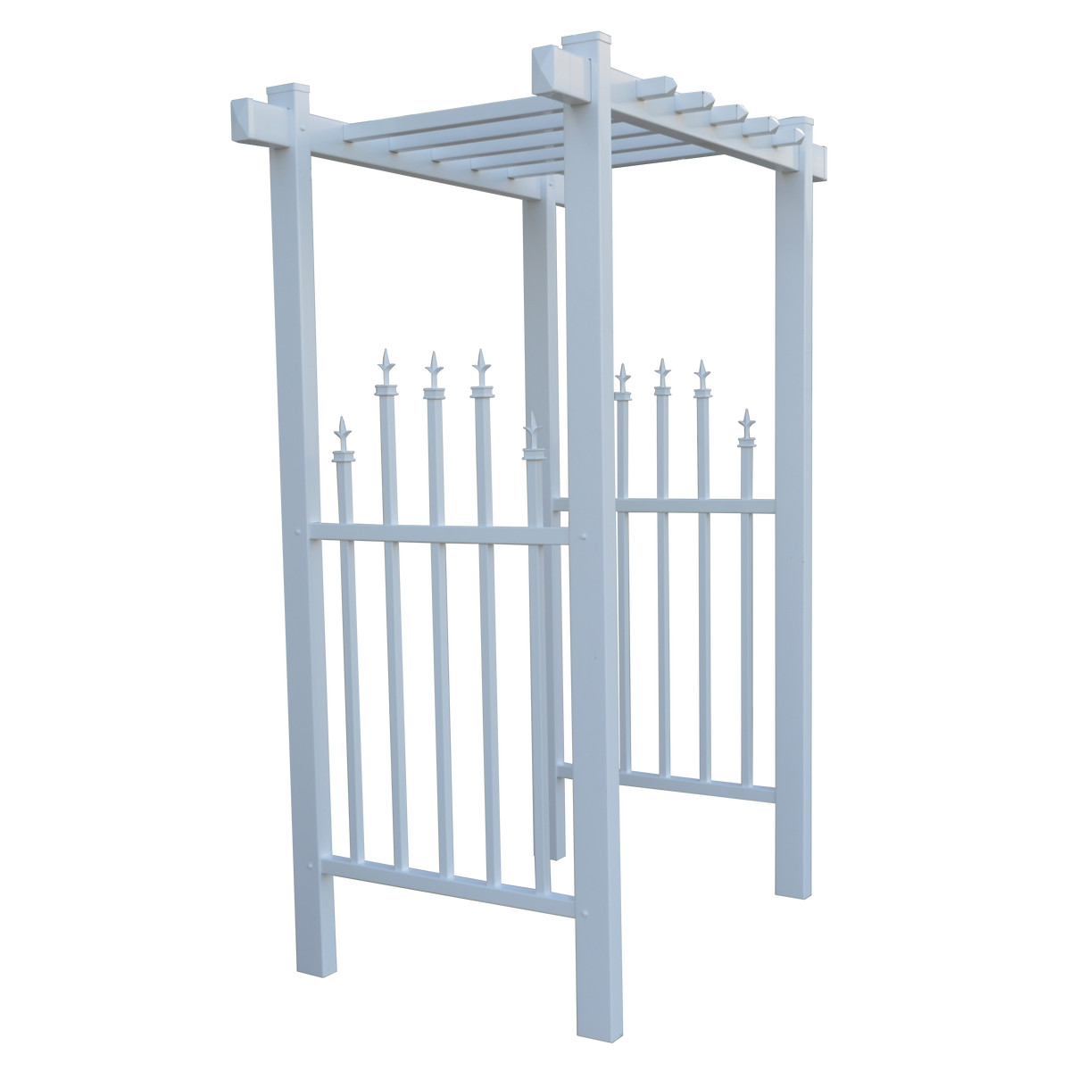 Irvine Accent Picket Vinyl Arbor