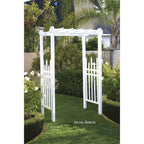 Irvine Accent Picket Vinyl Arbor