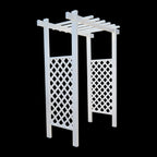 Laguna Lattice Vinyl Arbor 55 In W x 42" D