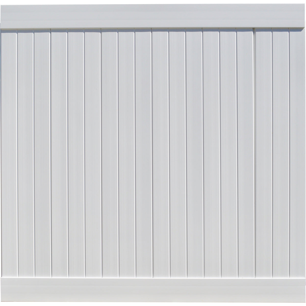EZ Fence Vinyl Privacy Fence 6ft. x 6ft. White
