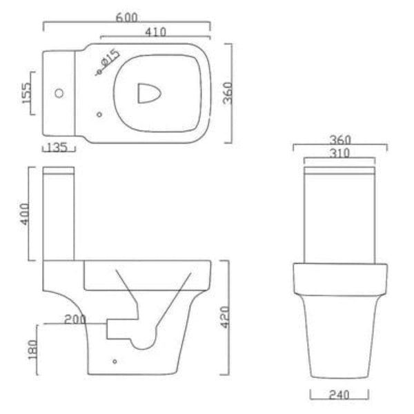 Medici Cloakroom Suite