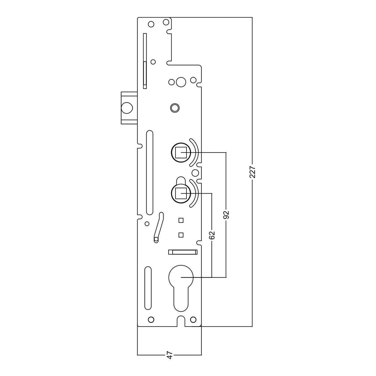 Fullex XL 35mm / Dual Centre Case Gearbox
