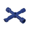 Faithfull 4 Way Utility Services Key (Radiator, Taps, Gas and Electricty)