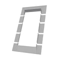 Aluminum Low-Profile Shingle Roof Flashing Kit for Egress Roof Window