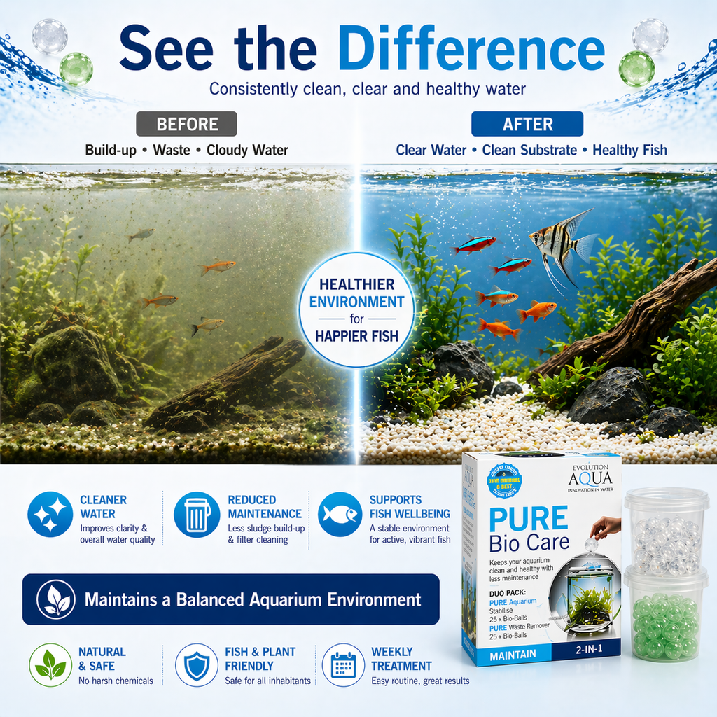 Evolution Aqua PURE Bio Balls - Water Treatment for Clear Water & Waste Removal