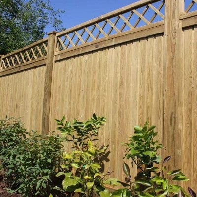 Diamond Trellis Fence Panel Topper