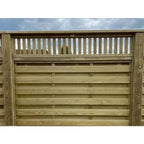 Roman Fence Panel Topper - 0.33m x 1.83m