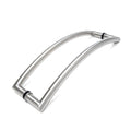 FHC Curved Ladder Pull [1" Diameter - 18" Back-To-Back] - Brushed Stainless - FHC18X18BS