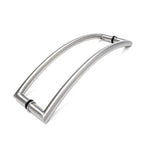 FHC Curved Ladder Pull [1" Diameter - 18" Back-To-Back] - Brushed Stainless - FHC18X18BS