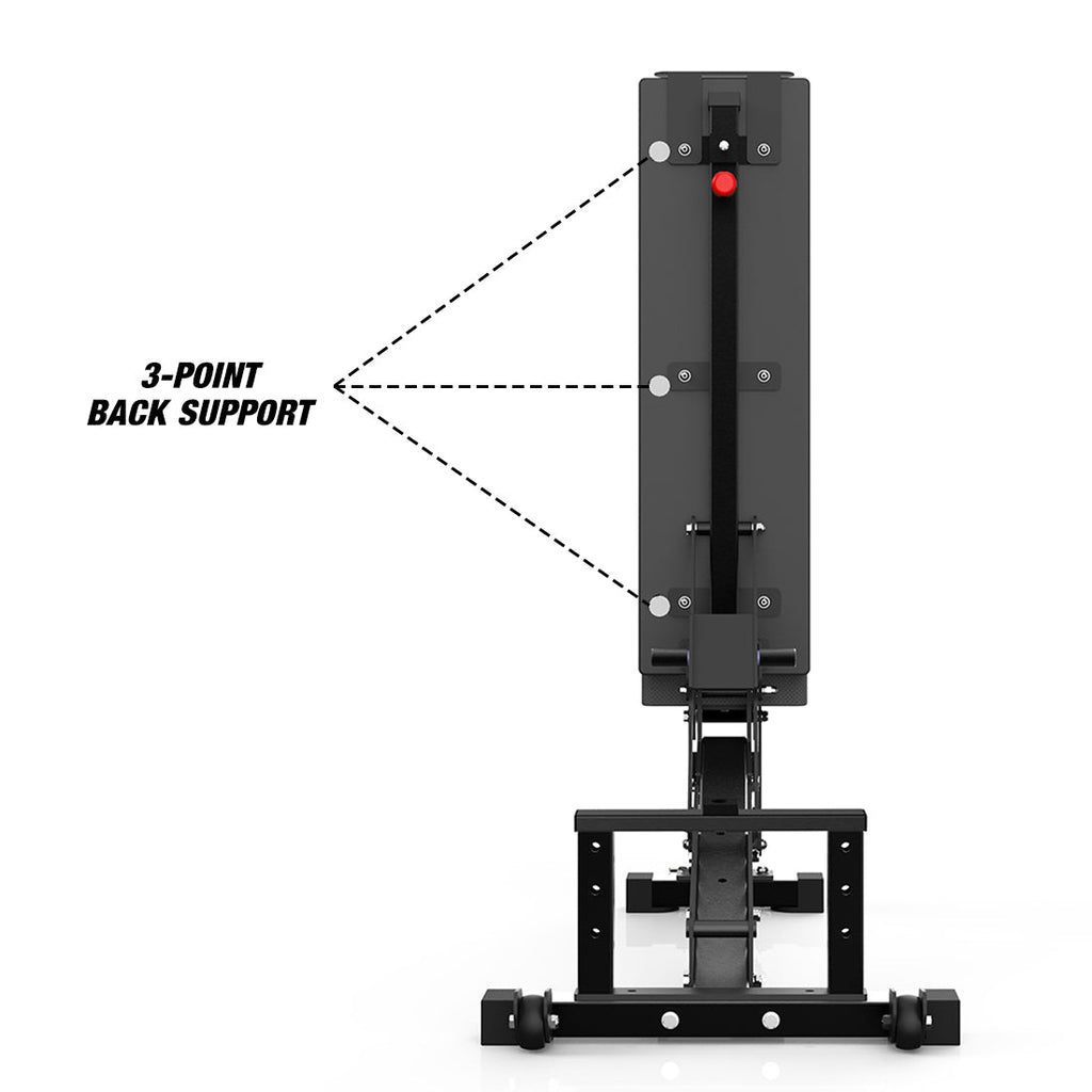 FIDAB-2 Adjustable Bench: Red