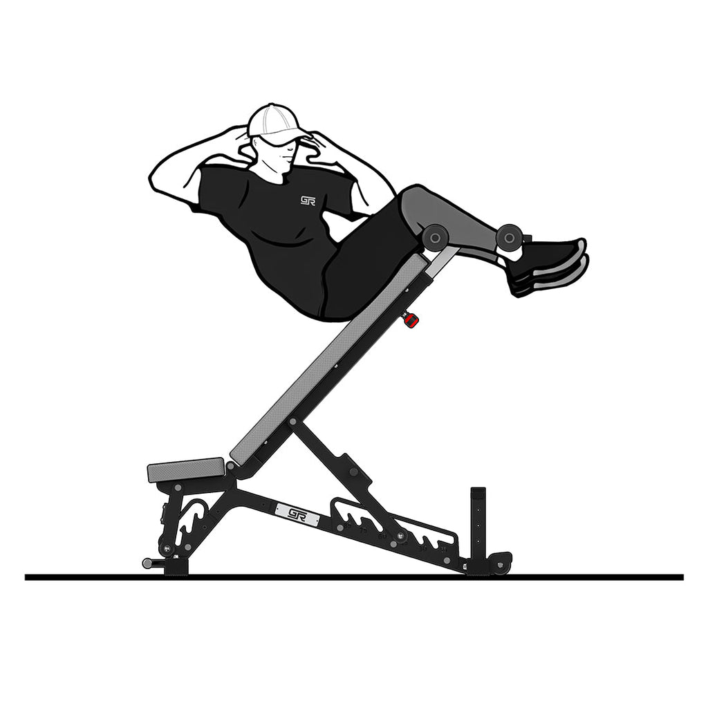 FIDAB-2 Adjustable Bench: Red