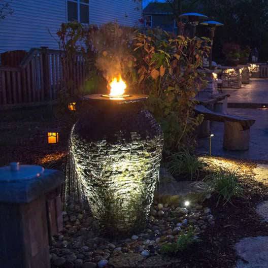 Aquascape Fire Fountain Add-On Kit For Stacked Slate Fountains