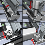 Ultraframe Glazing Support Clip