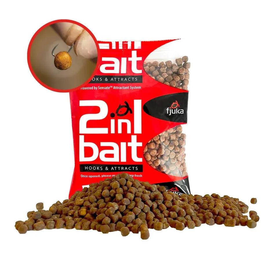 Fjuka 2 in 1 bait 5mm instant action hookbaits Reelfishing