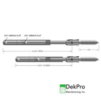 FlexFX Metal Post Sleeve Cable Fittings