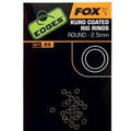FOX KURO COATED RIG RINGS ROUND SMALL 2.5MM