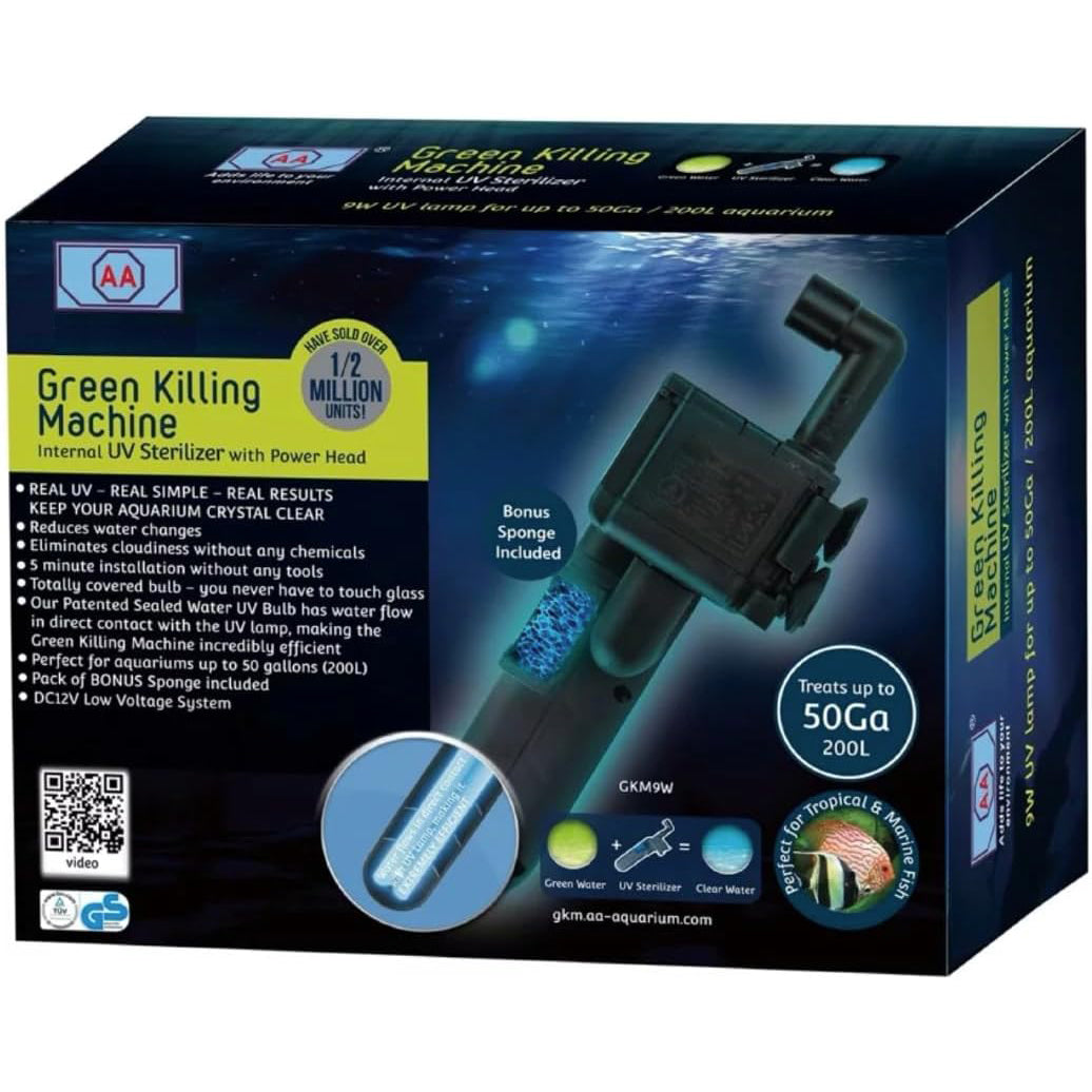 FRF UV Steriliser 9W  Internal Aquarium Clarifier