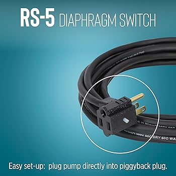Very Low Water Shut-off RS-5LL 115V - 18' Cord..