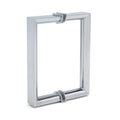 FHC 6" Flat Round Mitered Back-To-Back Pull