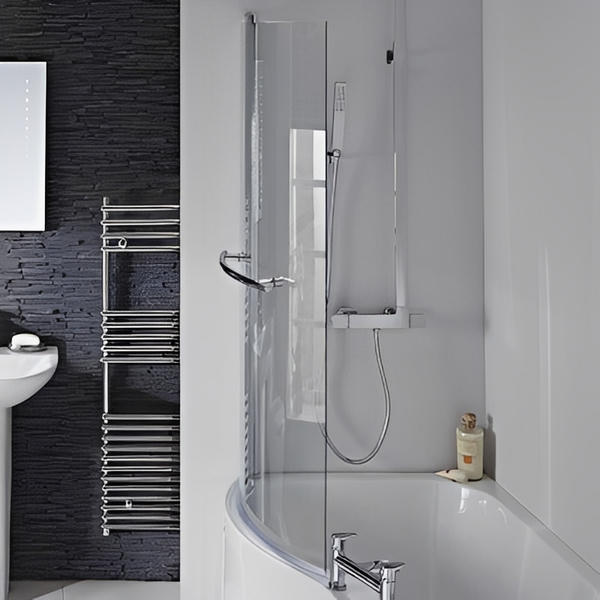 Compact P Bath Screen - 1500 x 800mm
