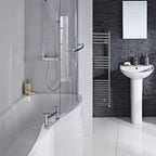 Compact P Shower Bath - Right Handed