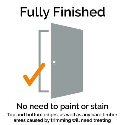 Rustic Oak Shaker 4 Panel Pre Finished Internal Door - All Sizes