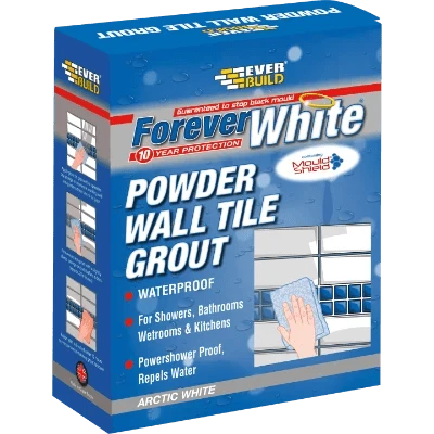 Everbuild Forever White Powder Wall Tile Grout x 3Kg (White)