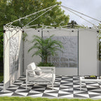 Gazebo Side Panels for 3x3(m) or 3x6(m)Pop Up Gazebo, 2 Pack Sides Replacement, White