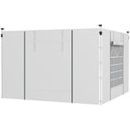 Gazebo Side Panels for 3x3(m) or 3x6(m)Pop Up Gazebo, 2 Pack Sides Replacement, White