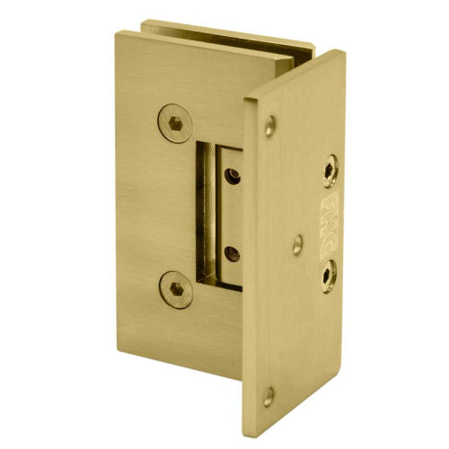 FHC Glendale Square - 5 Degree Positive Close Wall Mount - Offset Back Plate [Satin Brass] - GLEN05SBM