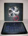 SunRise Solar- GBL 1250 FT  Gable Fan Solar Powered Attic Fan | 30 watts