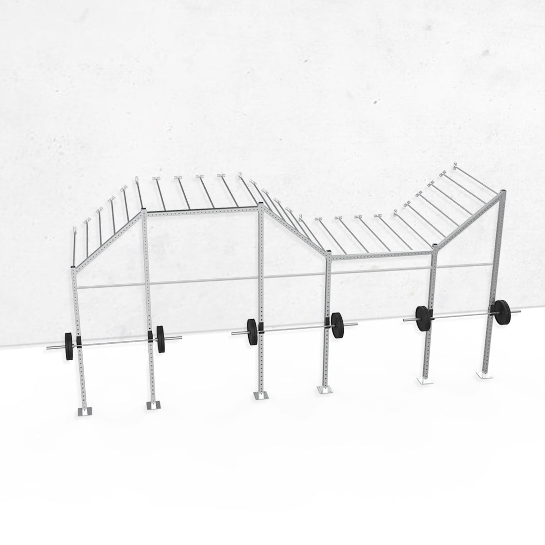 24' Galvanized Wall-Mount Builder® Rig: Expert 1