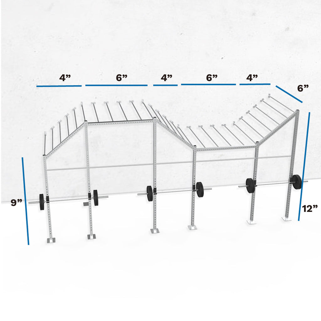 24' Galvanized Wall-Mount Builder® Rig: Expert 1