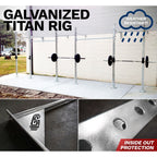 24' Wall-Mount Galvanized Builder® Rig: Basic Single Bars