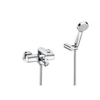 Esmai Wall Mounted Bath Shower Mixer Tap & Shower