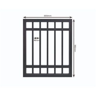 Balustrade Handrail Gate, Hinge and Latch Kit