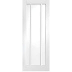 Worcester Internal White Primed Fire Door with Clear Glass - 1981 x 838 x 44mm