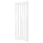 Worcester Internal White Primed Bi-Fold Door with Clear Glass - 1936 x 379.5 x 35mm