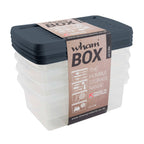 3.5L Storage Boxes 4 Pack