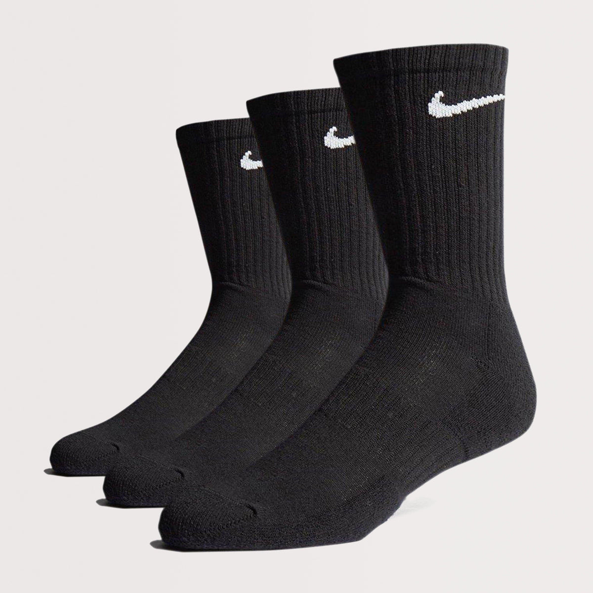 3-Pack Cushioned Crew Socks