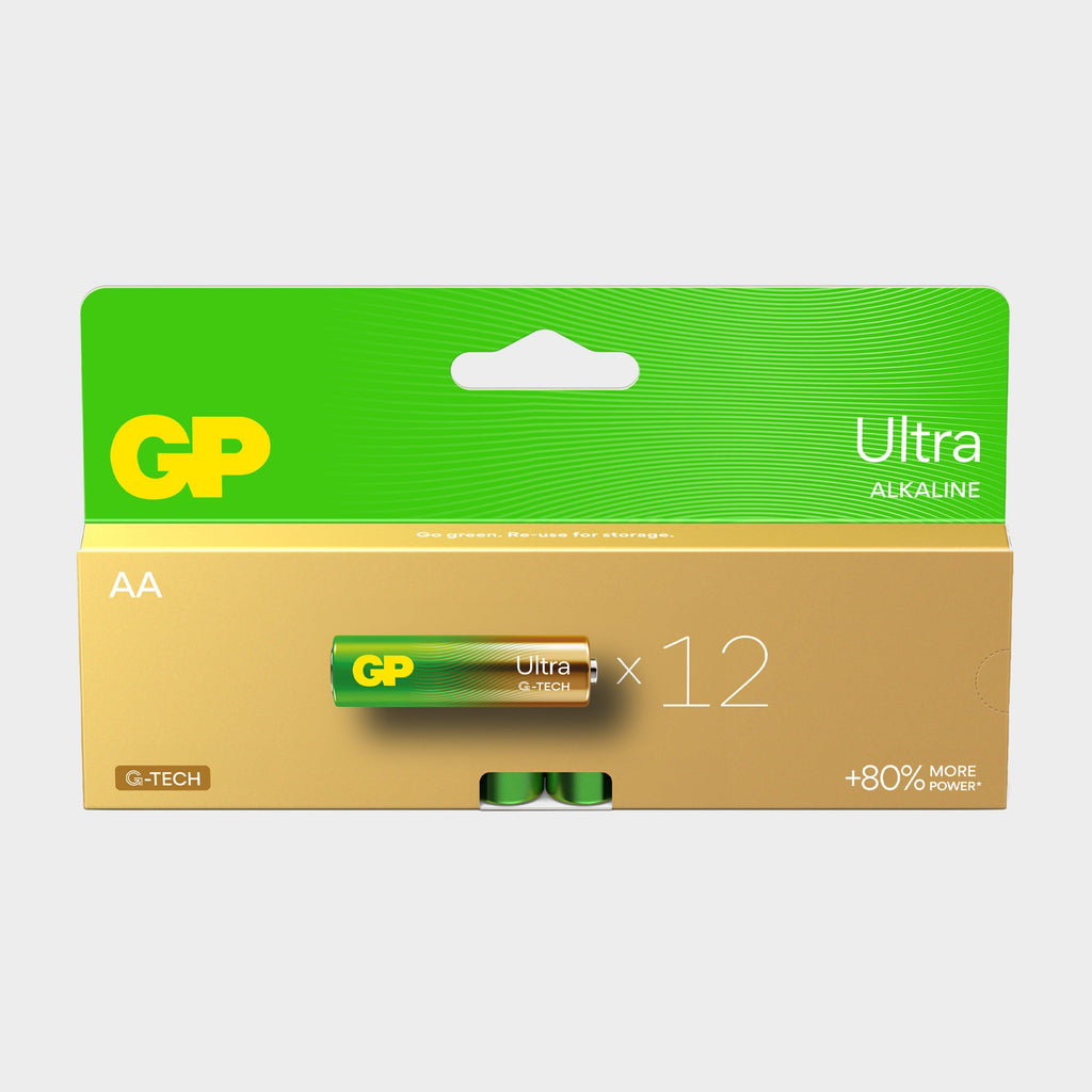 Ultra Alkaline Batteries (12 x AA)