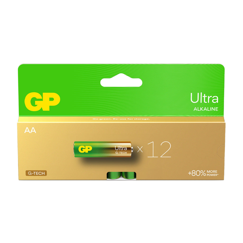Ultra Alkaline Batteries (12 x AA)