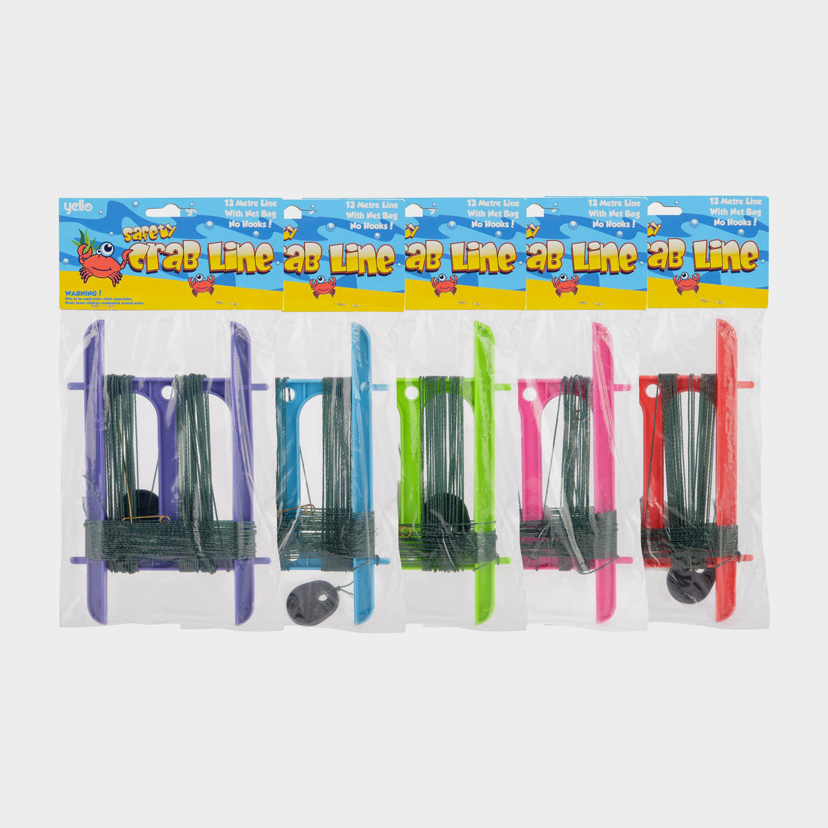 Yello Medium Crab Line with Net