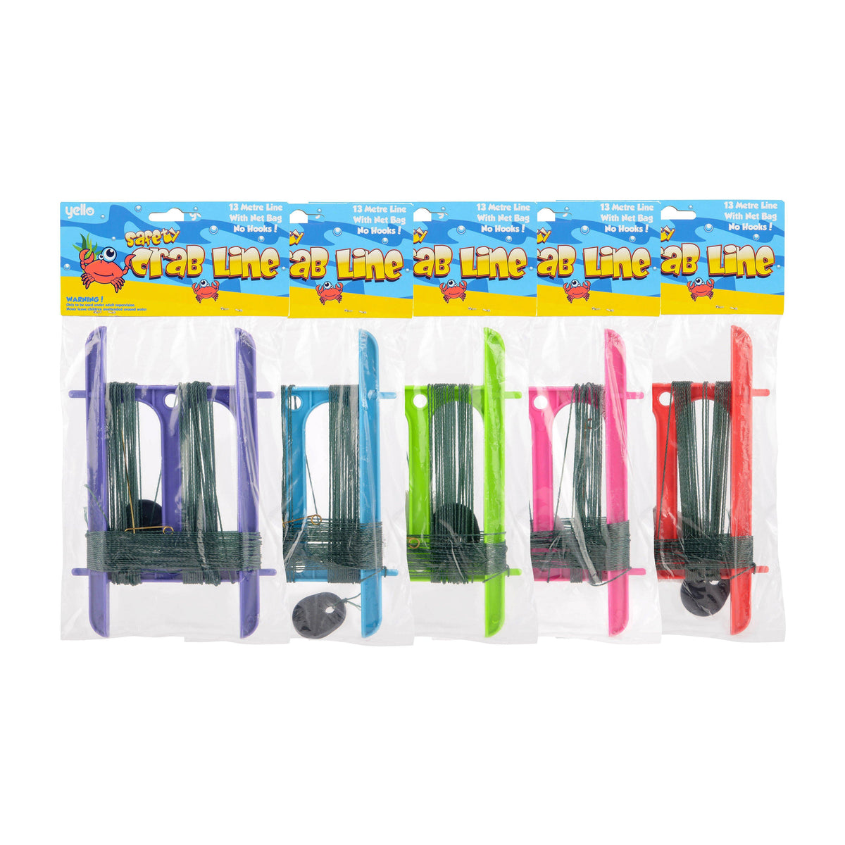 Yello Medium Crab Line with Net