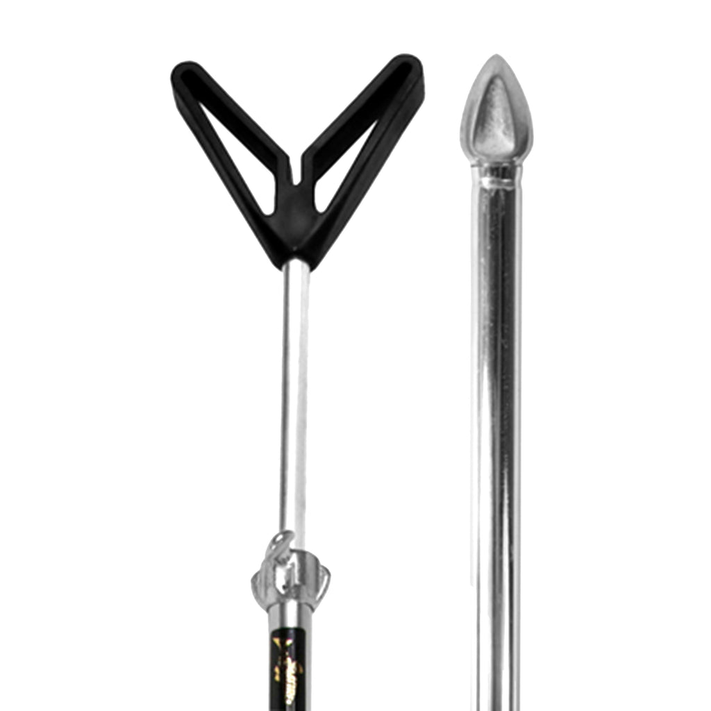 Telescopic Bank Stick 30" - 59" With V Rest