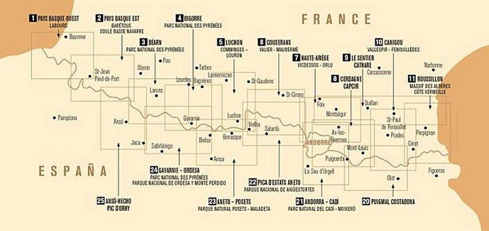 Pyrenees Map 05, Luchon
